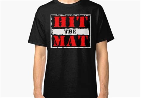 Hit The Mat Raw Parody Logo Classic T Shirt By Hitthemat Classic T