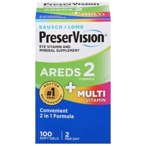 Preservision Areds 2 Multi Vitamin Eye Vitamin And Mineral Supplement