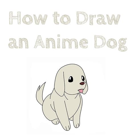 How To Draw An Anime Dog How To Draw Easy