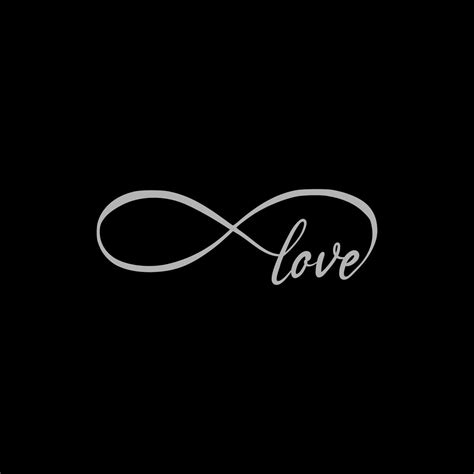 Infinity Love Wall Stickers Lovers Quotes Removable Home Decor Etsy
