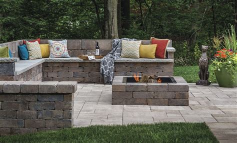 Seat Wall Design Ideas Outdoor Living By Belgard Fire Pit Seating