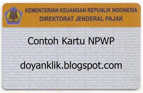 Maybe you would like to learn more about one of these? Cara Membuat NPWP Secara Online - Doyan Klik