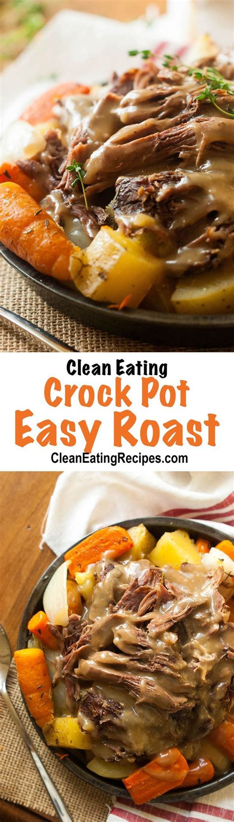 The smell of the cooking roast from the crock pot is incredible! Easy Paleo Crock Pot Roast Recipe with Gravy & Video {Gluten-Free, Clean Eating, Dairy-Free ...