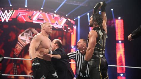 Brock Lesnar Vs Seth Rollins Wwe World Heavyweight