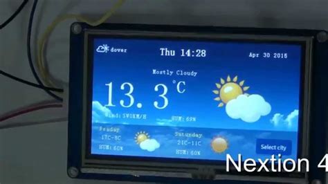 Raspberry Pi Internet Weather Display Raspberry