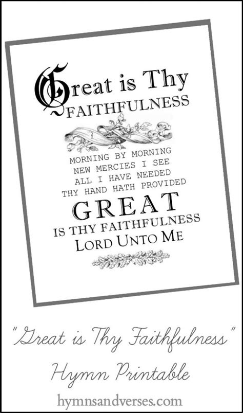 Great Is Thy Faithfulness Hymn Of The Year Hymns And Verses