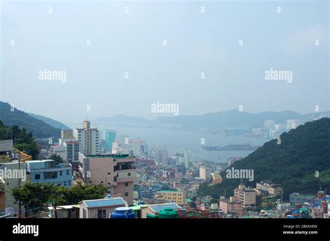 Busan Gamcheon Culture Village In Summer In South Korea Stock Photo Alamy