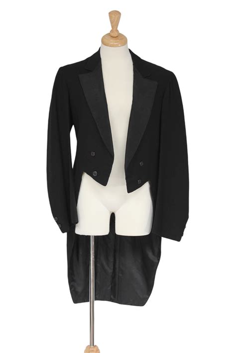 Cheap Bargain Mens Steampunk Vintage Suit Tailcoat Black Jacket Evening