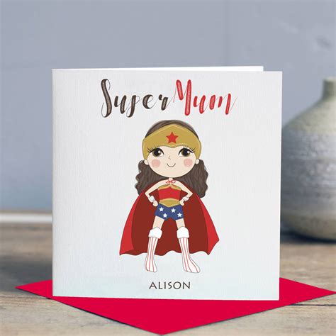 Personalised Supermum Card By Lisa Marie Designs