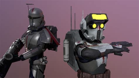 Artstation Star Wars Bad Batch Republic Commandos Full Squad Alexander Dmitriev Star