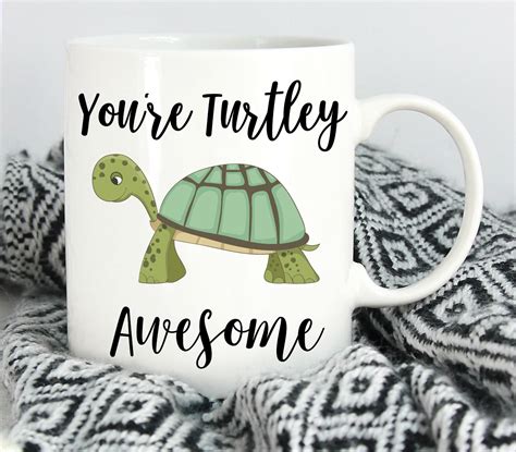 Turtle Gifts For Her Turtley Awesome Mug Turtle Lover Gift Etsy