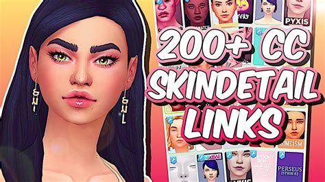 The Sims 4 Maxis Match Skin Details Custom Content Showcase Links Youtube