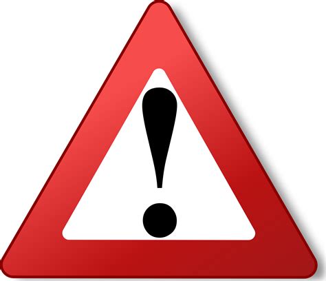 Png Images Attention Sign Id 32422 Warning Sign Clip Art Library