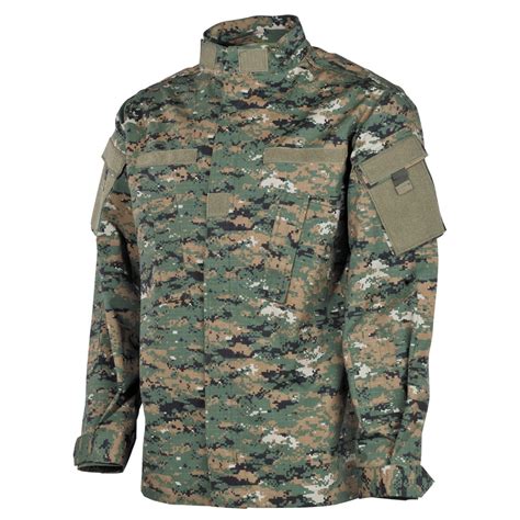 Military And Outdoor Clothing Us Army Digital Woodland Camo Pattern Rip