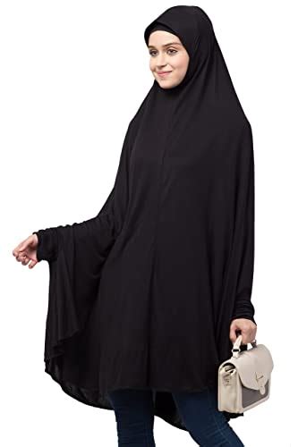 Buy Nazneen Stretchable With Sleeve Knee Length Jilbab Cum Prayer