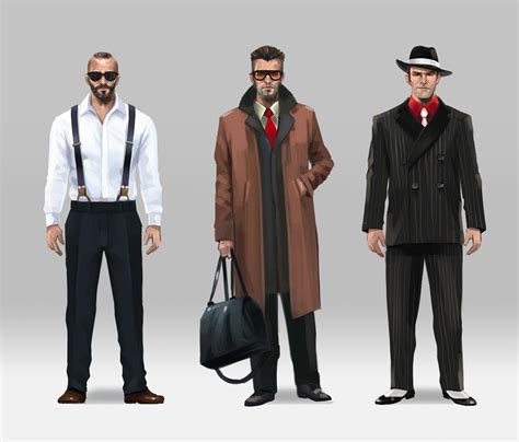 Artstation Mafia Characters