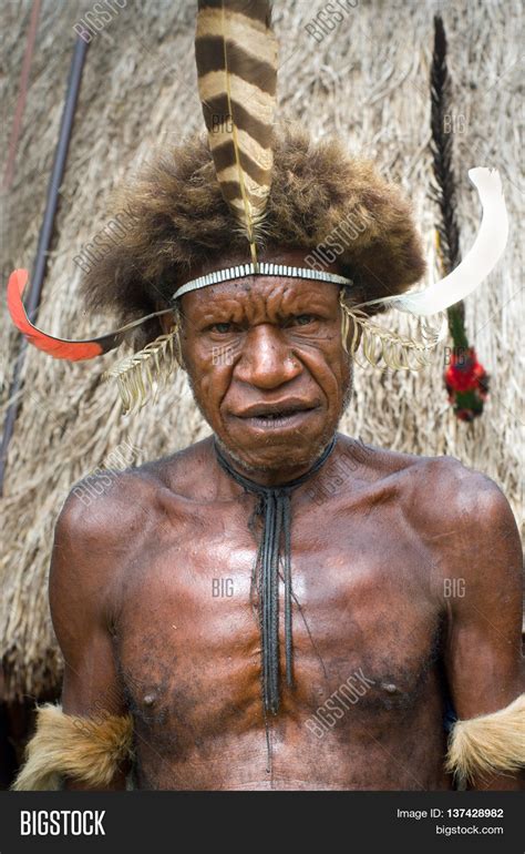 Warrior Papuan Tribe Image And Photo Free Trial Bigstock