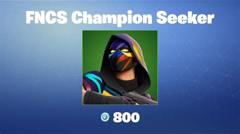 Fncs Champion Seeker Fortnite Outfitskin Youtube