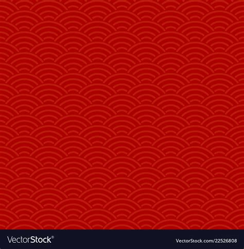 Red Traditional Seamless Chinese Pattern Vector Image