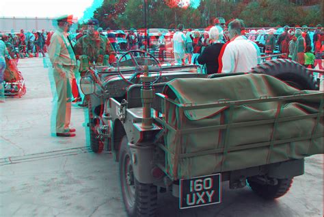 Jeep Ruxley Manor In Anaglyph 3d Stereo Red Cyan Glasses To View A