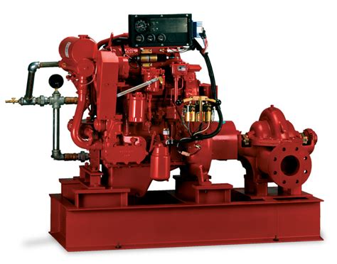 You are running the throttle out, which increases the rpm's of the pump, and notice the pressure gauge at the pumppanel increase from 50 psi to 100 psi. Diesel Engine Fire Pumps - KBS Industries