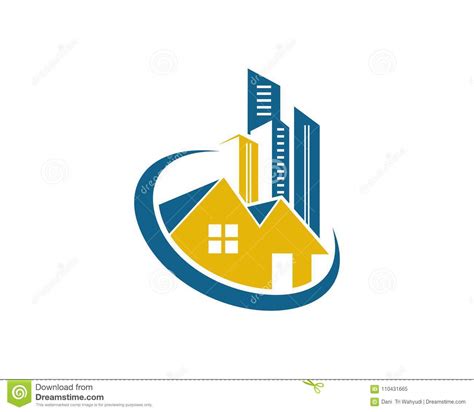 Real Estate Property And Construction Logo Design For