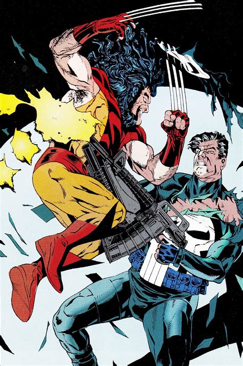 Wolverine Vs Punisher In The 90s