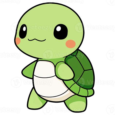 Cute Turtle Clipart Ai Generative 33494243 Png