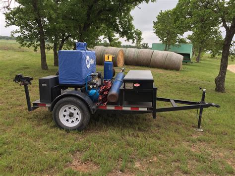 Miller welding trailer. With puma air compressor. Welding Trailer