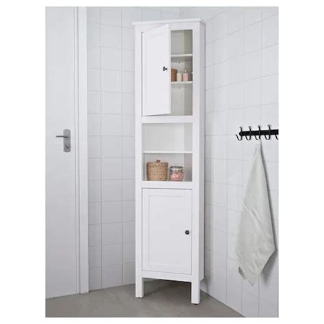 Hemnes Corner Cabinet White 20 12x14 58x78 38 Ikea Bathroom