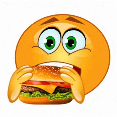 Eating Burger Emoji Eating Burger Emoji Chomp Discover Share