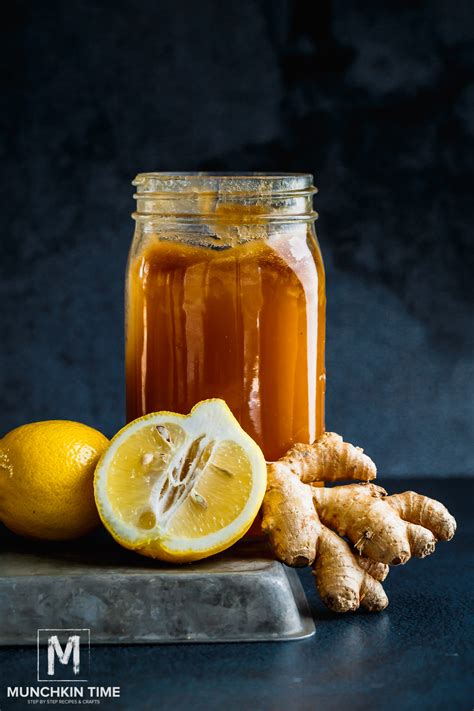 Ginger Lemon Honey Syrup Recipe Natural Immune Booster