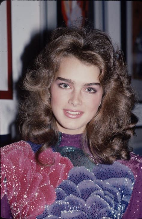 Brooke Shields 1982 유명인 미용 제품 90년대 헤어