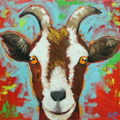 Drunken Cows Whimsical Fine Art By Roz Wine Painting Canvas Painting Canvas Art Goat