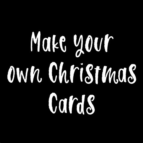 make your own christmas cards ipad lettering