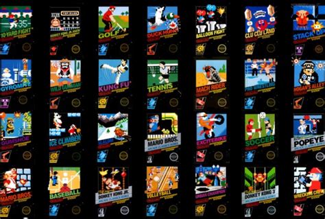 Early NES (Nintendo) Box Art Pt 1 – Black Box Titles - Old School Gamer