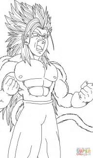 Ssj5 Coloring Page Free Printable Coloring Pages