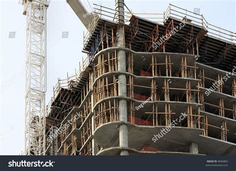 A High Rise Building Under Construction In Atlanta