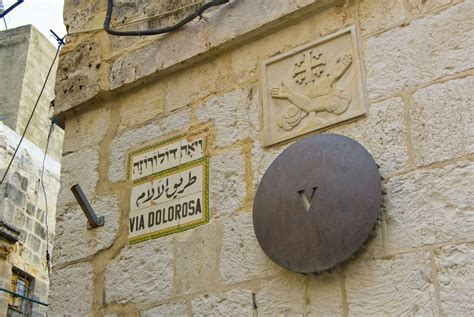 Walking The Via Dolorosa In Jerusalem