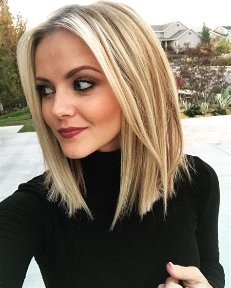 10 Stylish And Sweet Lob Haircut Ideas Shoulder Length Hairstyles 2021