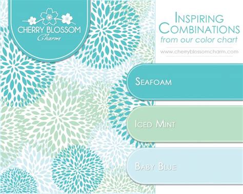 You can copy hex codes and even download a.png version of each palette. Seafoam. Mint. Baby Blue. A beautiful color combination of ...