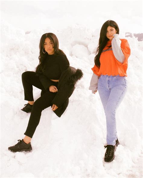 kylie jenner and jordyn woods in wyoming march 2018 instagram pictures hawtcelebs