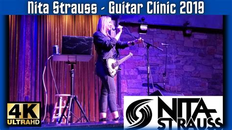 Nita Strauss Live In Texas Guitar Clinic 4k Youtube