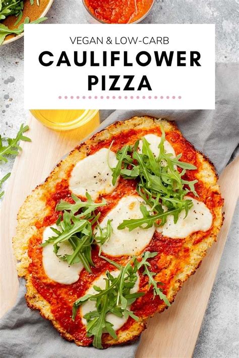Vegan Cauliflower Pizza Crust Theeatdown