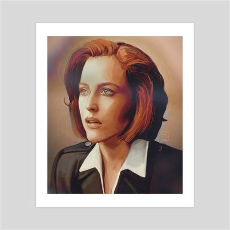 Agent Scully An Art Print By Lucy Plowe Inprnt