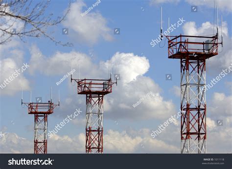 Radio Control Towers At Airport Stock Photo 1011118 Shutterstock