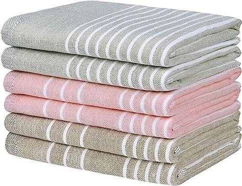 Packs Of 2 4 6 12 Tea Towels 100 Cotton Terry Kitchen Dish Drying