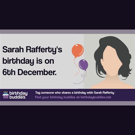Sarah Rafferty S Birthday Is 6th December 1972