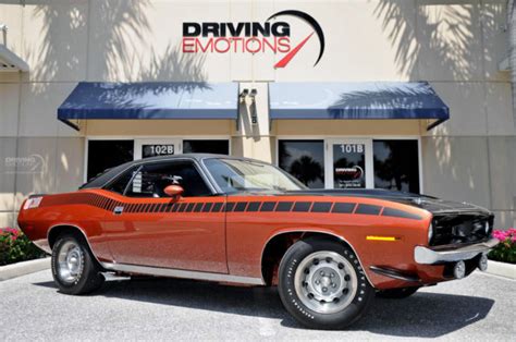 In the 70's, orange was all the rage. 1970 PLYMOUTH BARRACUDA AAR CUDA! DEEP BURNT ORANGE PAINT ...