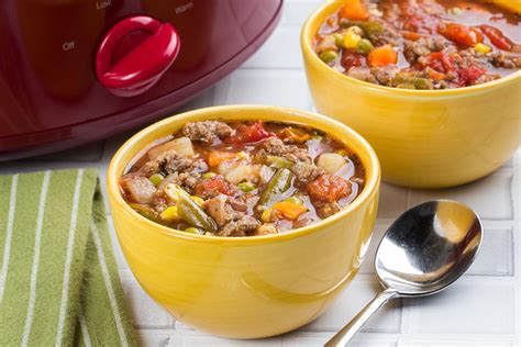 So, pick out your favourite slow cooker soup recipe, gather your ingredients and just dump it in the slow cooker and forget. Long cooked soups don't have to have us tied to the ...